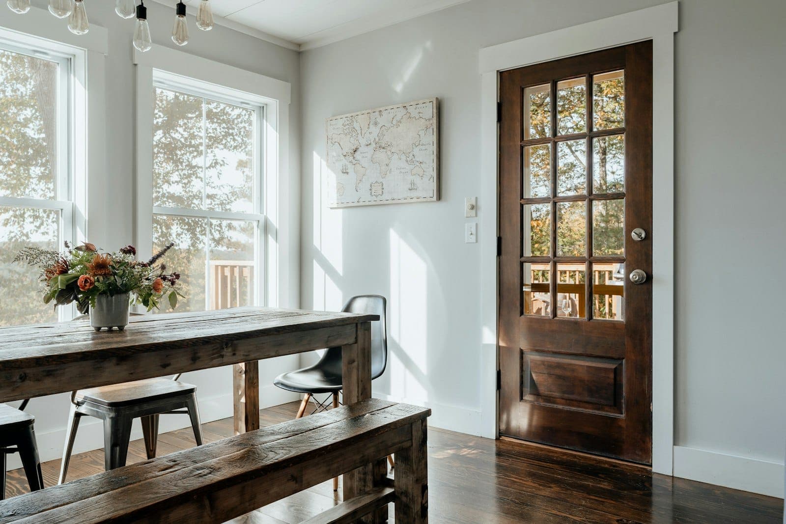 Wooden interior door